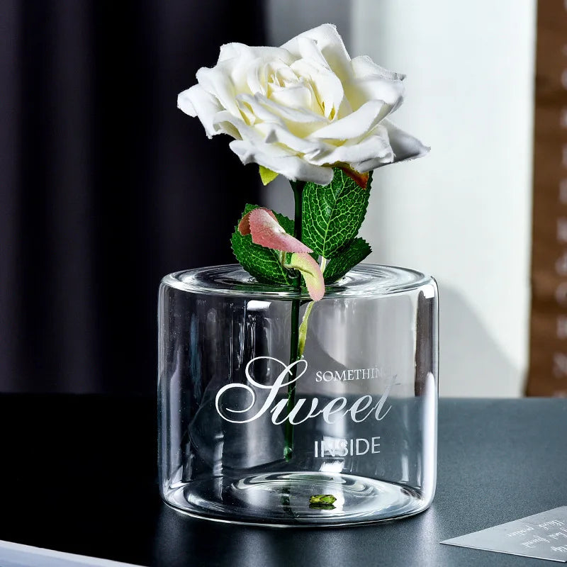 Vase Transparent Déco