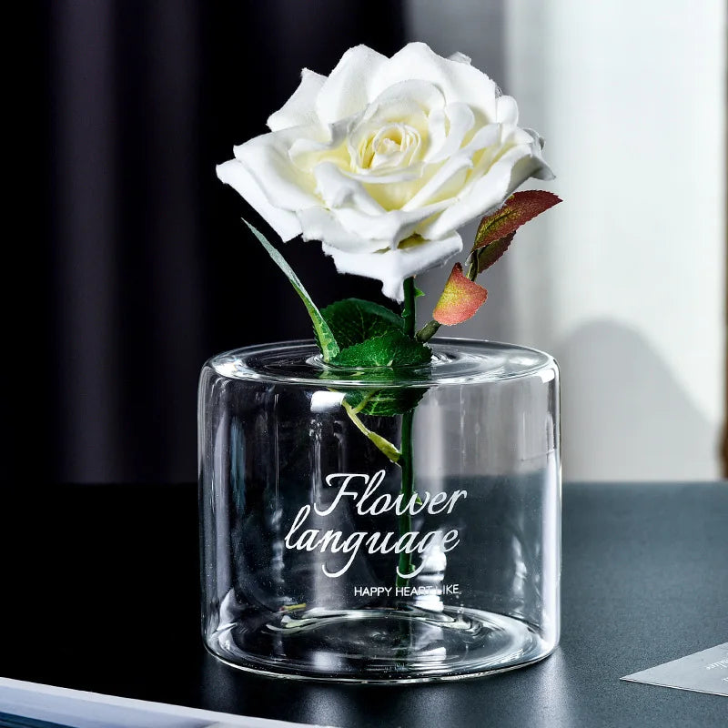 Vase Transparent Déco