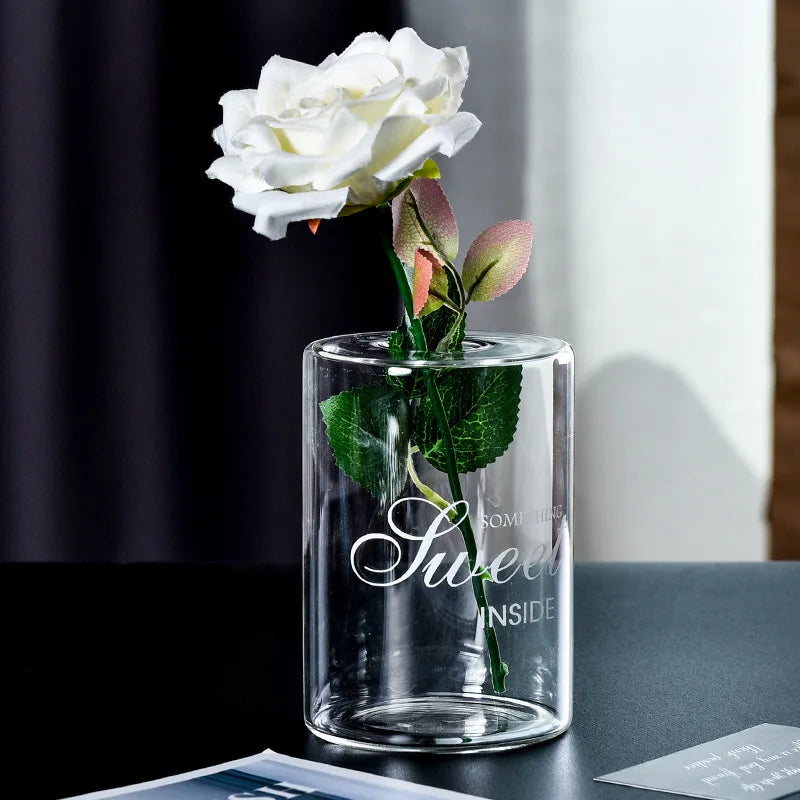 Vase Transparent Déco
