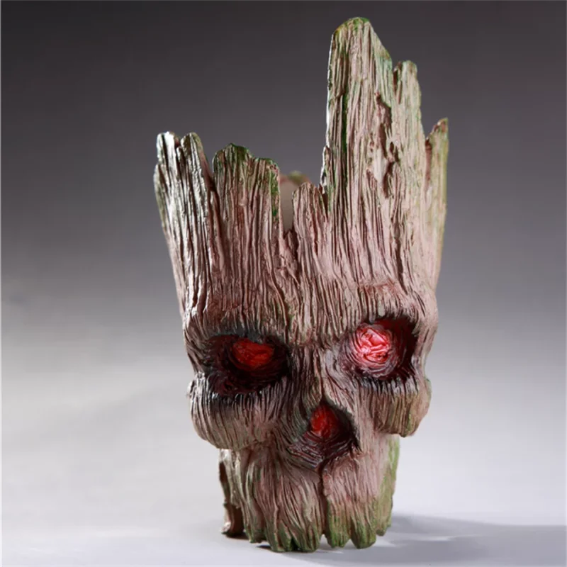 Pot de fleurs Tête de mort
