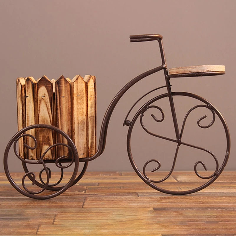 Vélo bois décoration