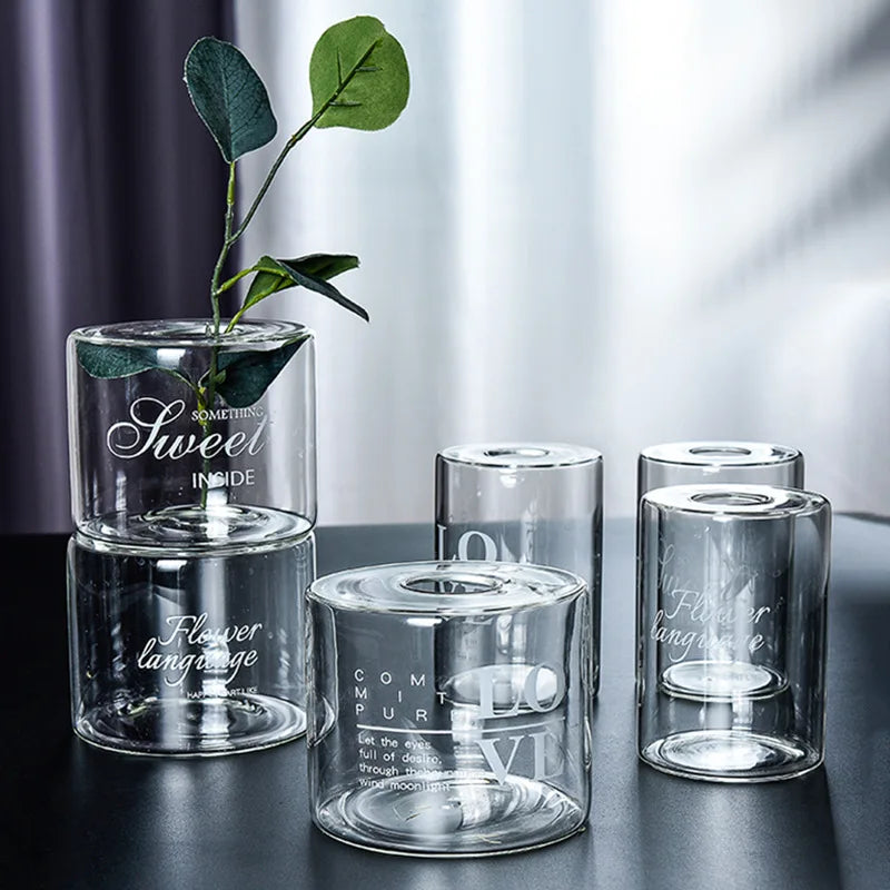 Vase Transparent Déco