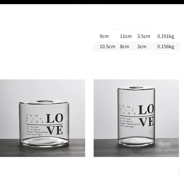 Vase Transparent Déco