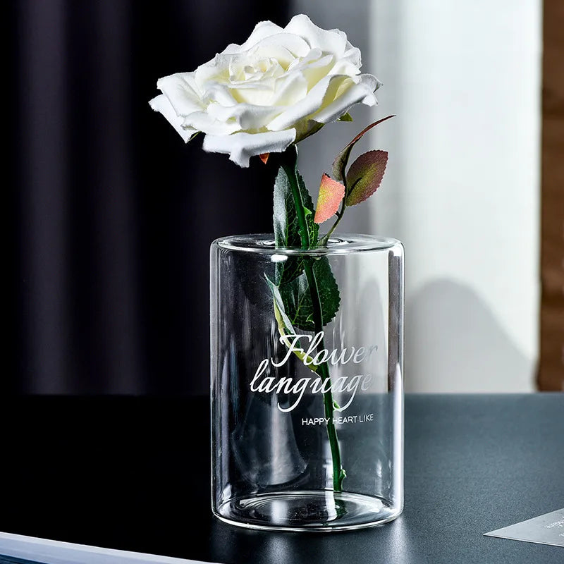 Vase Transparent Déco