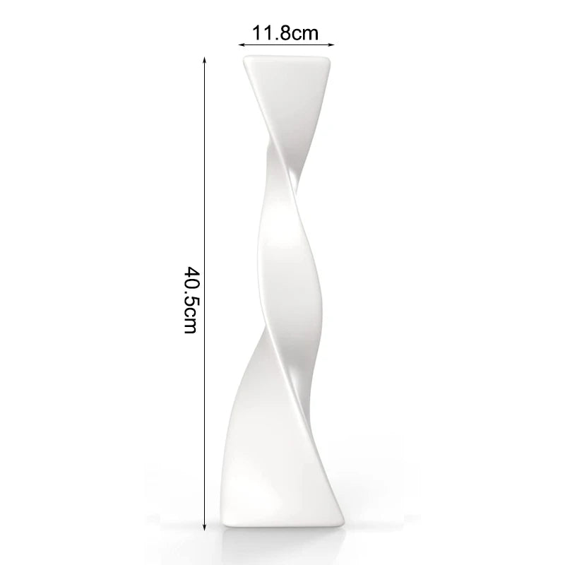Vase torsade