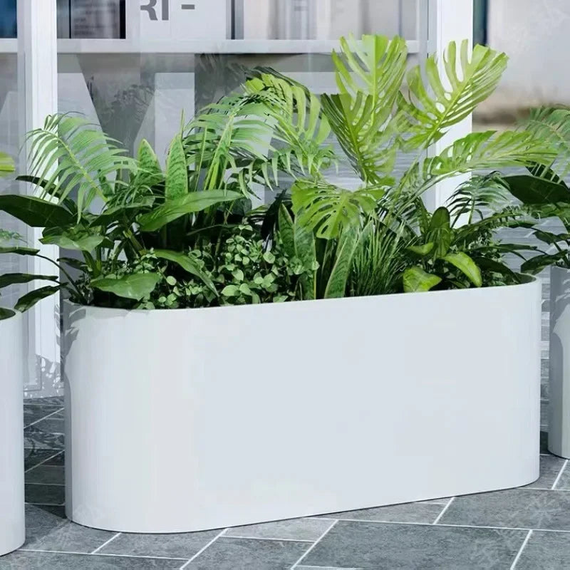 Jardinière Blanche 80 cm