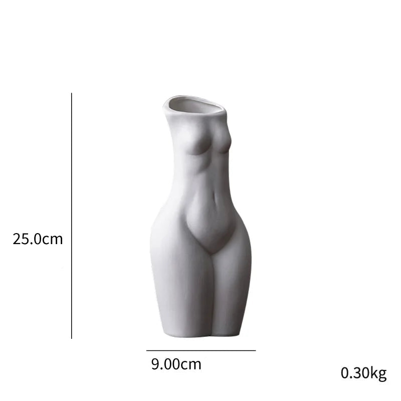 Vase silhouette femme
