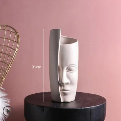 Grand Vase Visage