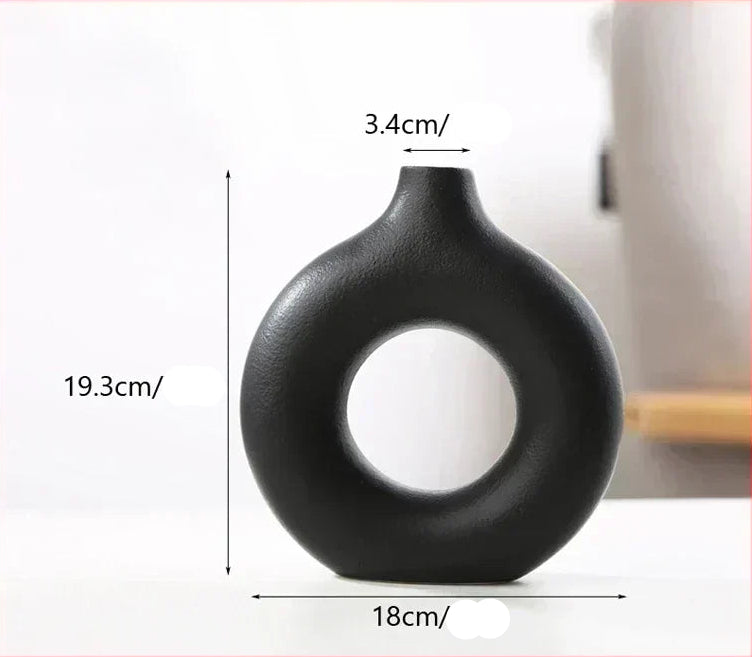 Vase céramique Donut