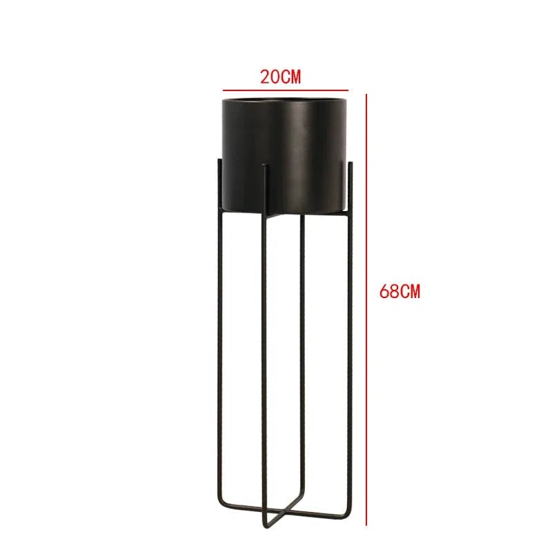 Support Cache Pot sur Pied