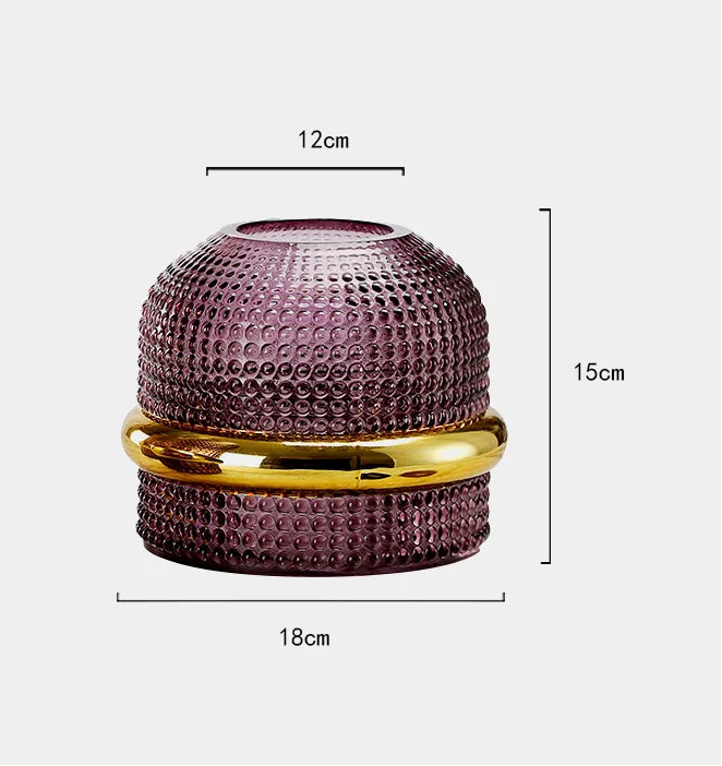 Vase Cristal Violet