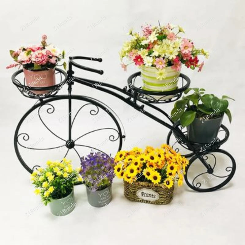 Porte Plante Vélo Fer Forgé