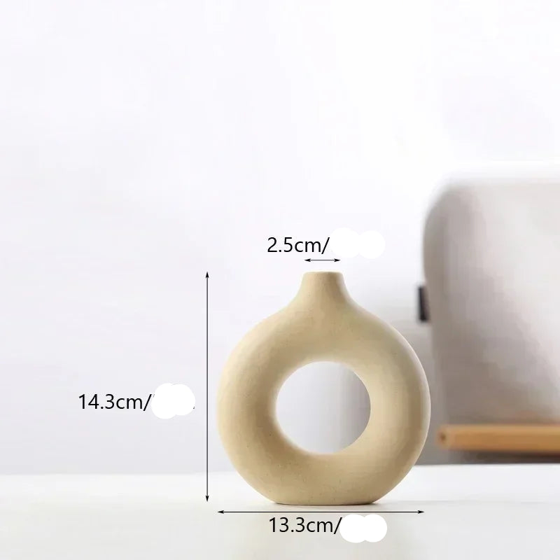 Vase céramique Donut