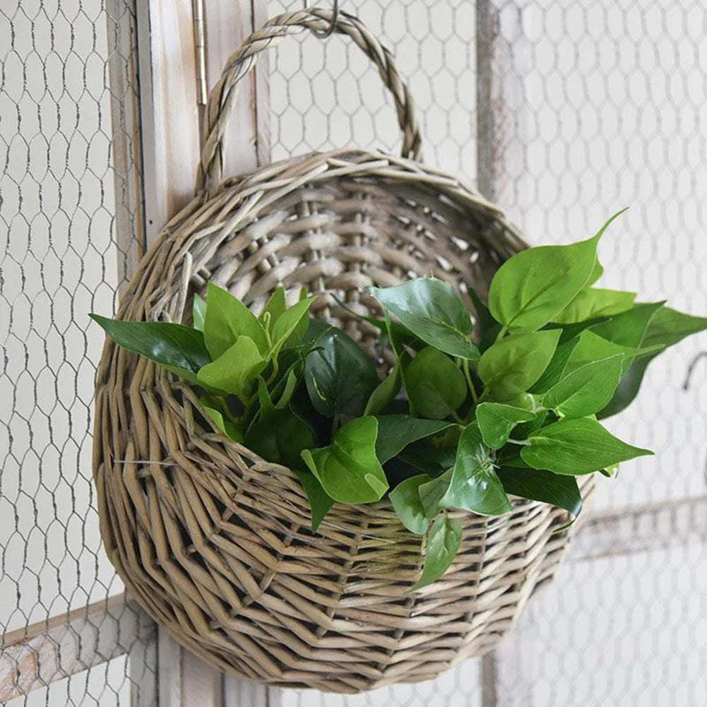 Panier Mural en Osier