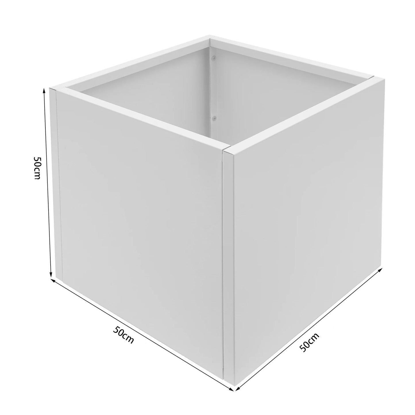Jardinière acier laqué