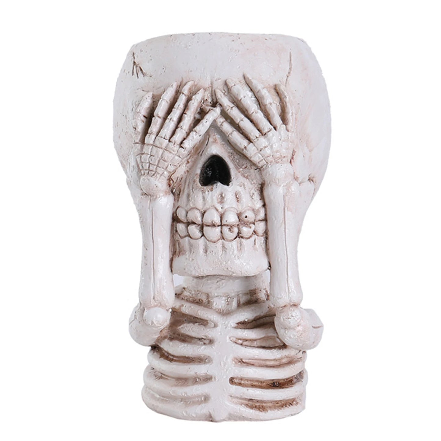 Cache Pot Tête de Mort