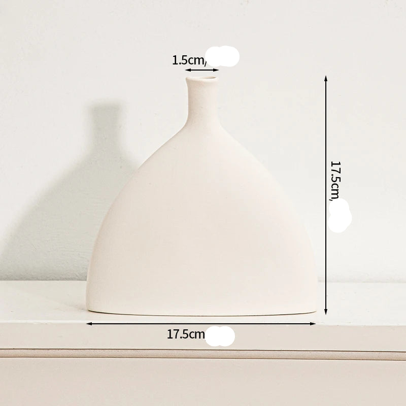 Vase Blanc Mat