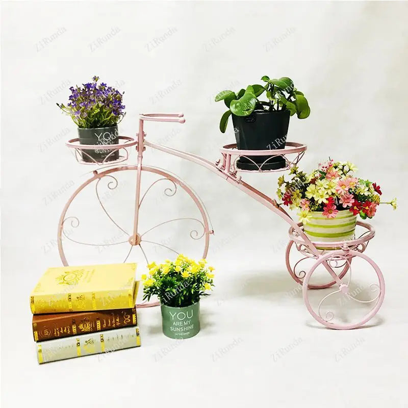 Porte Plante Vélo Fer Forgé