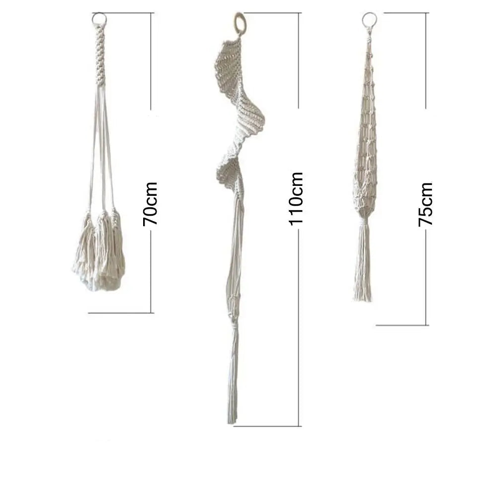 Pot suspendu Macramé
