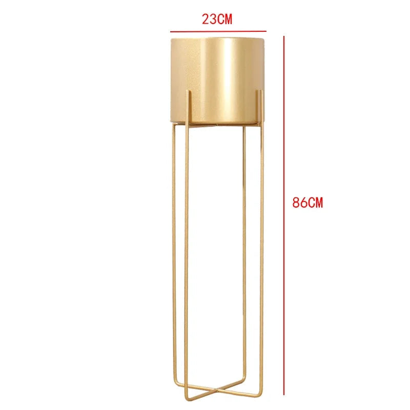 Support Cache Pot sur Pied