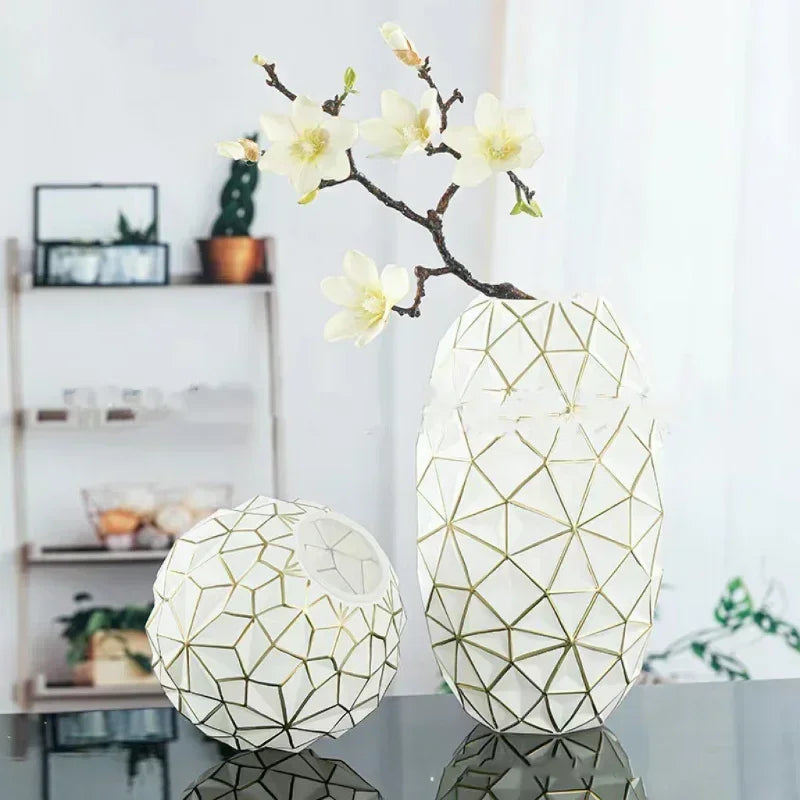 Vase en cristal moderne