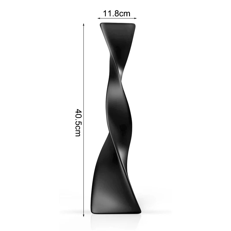 Vase torsade