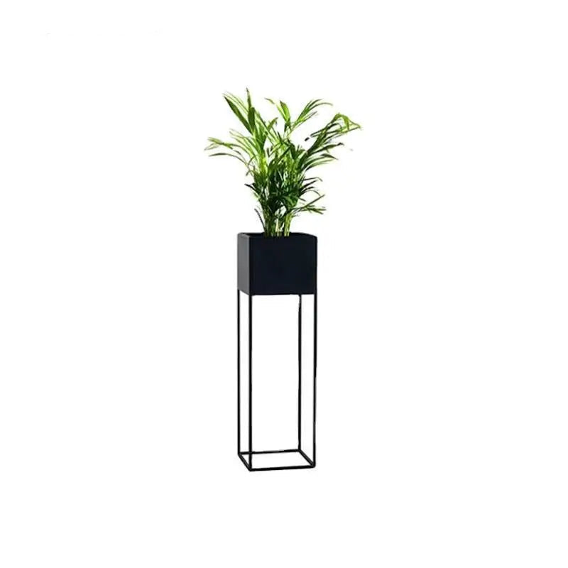 Jardinière Noire sur Pied