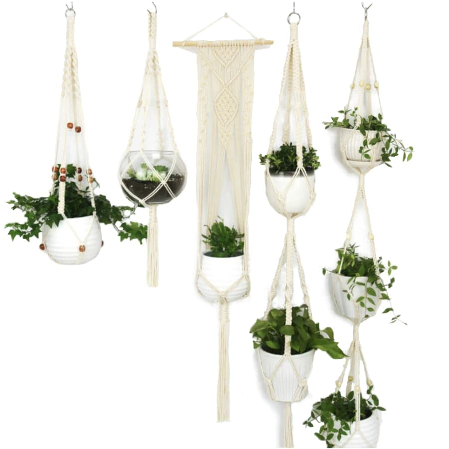 Pot de Fleurs Suspendu Suspension Pot de Fleurs Macramé