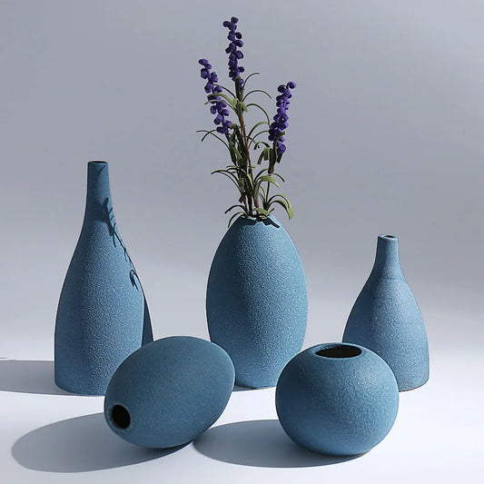 Vase Céramique Bleu