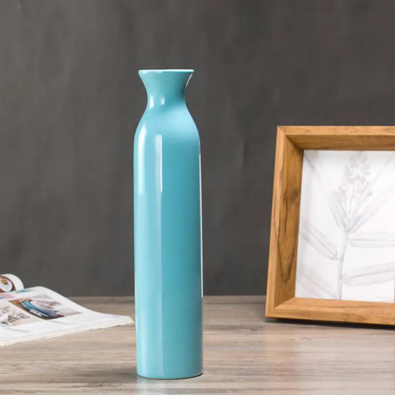 Vase bleu clair