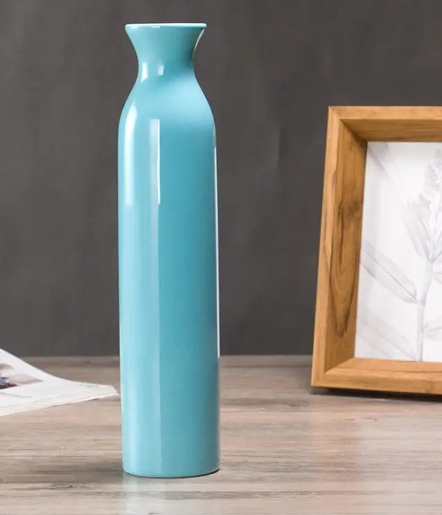 Vase bleu clair