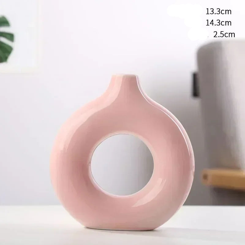 Vase céramique Donut