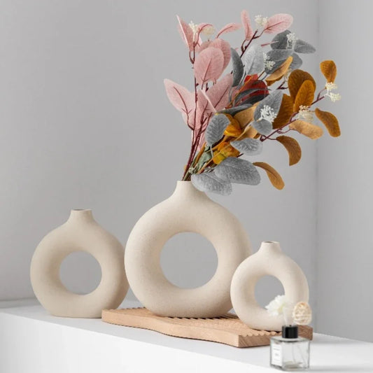 Vase céramique Donut