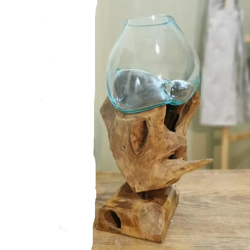 Bois Flotté Vase Coulant