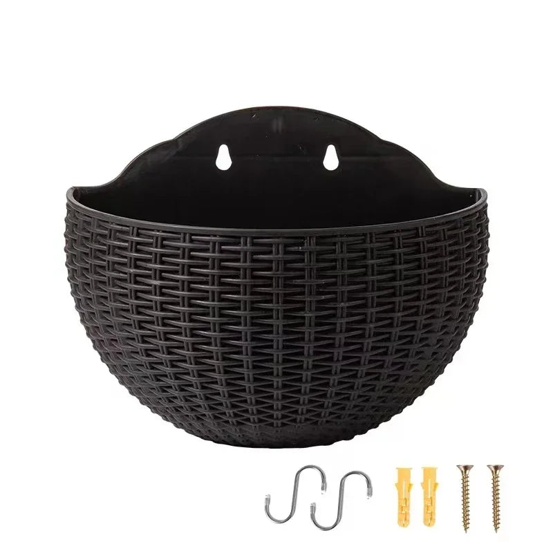 Cache Pot en Rotin