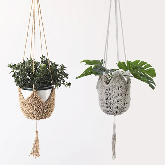 Cache Pot en Macramé