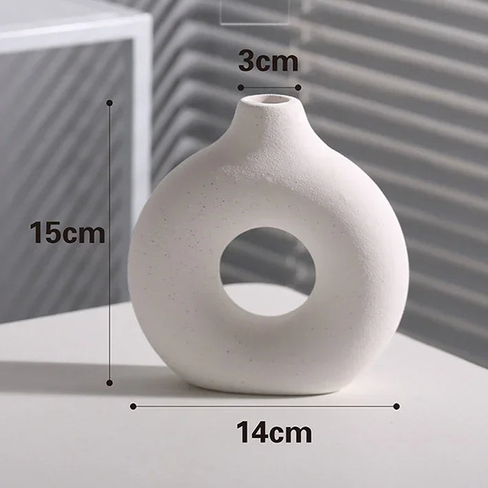 Vase céramique Donut