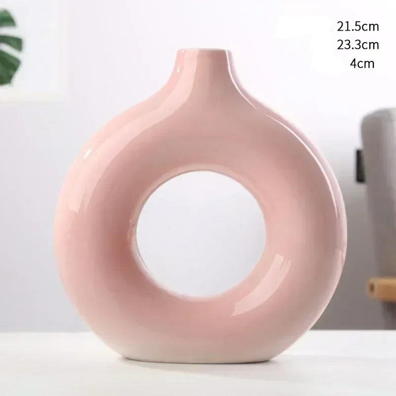 Vase céramique Donut