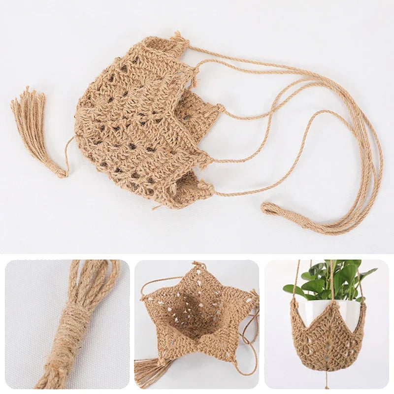 Cache Pot en Macramé