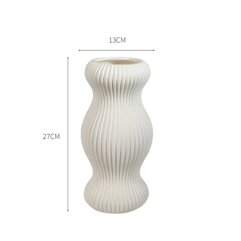 Vase Origami Blanc