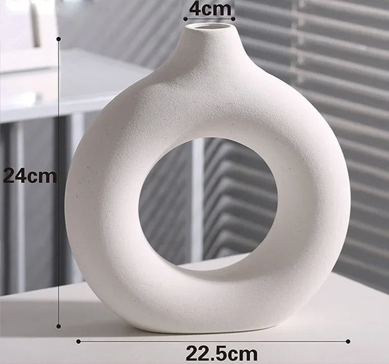 Vase céramique Donut