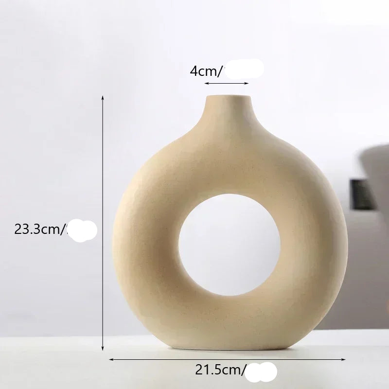 Vase céramique Donut