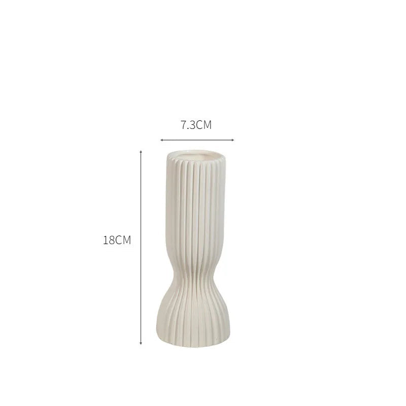 Vase Origami Blanc