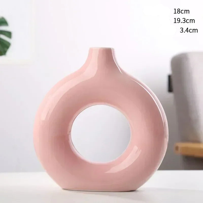 Vase céramique Donut