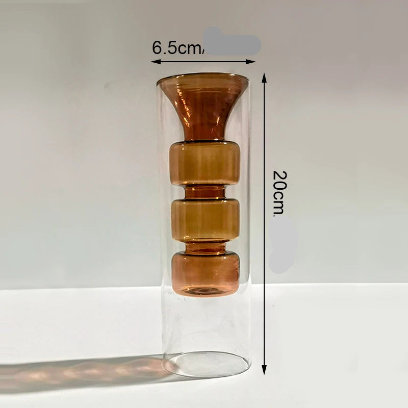 Soliflore verre transparent