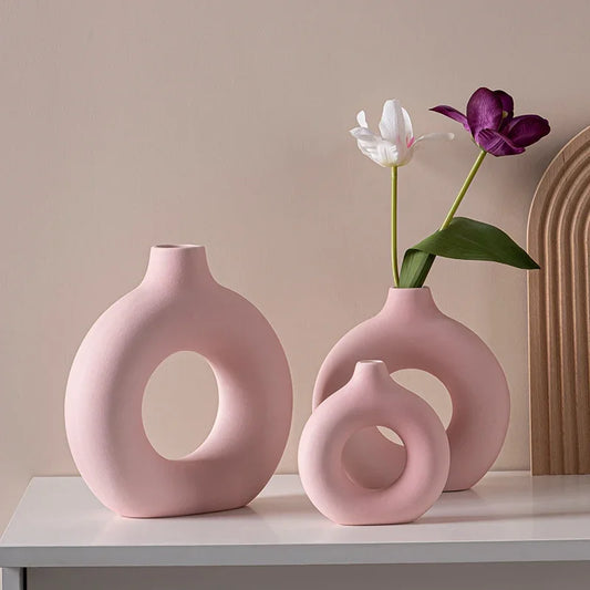 Vase céramique Rose