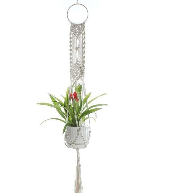 Pot de Fleurs Suspendu Macramé Porte Plante