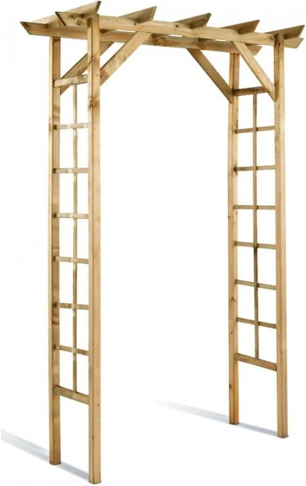 Arche de jardin en bois, modèle Passiflore