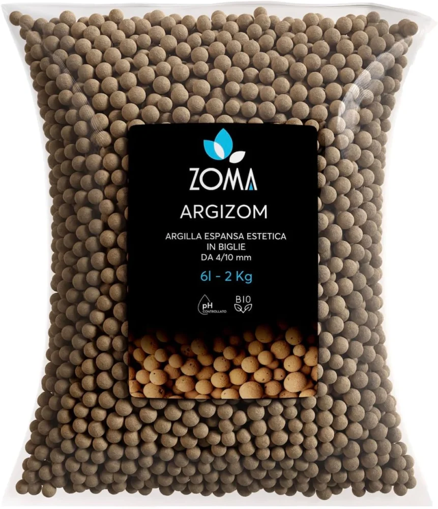 Argile expansée ZOMA 6 L en billes rondes régulières
