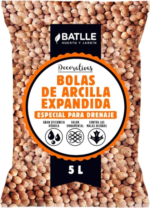 Boules d’argile expansée 5 L pour drainage des pots